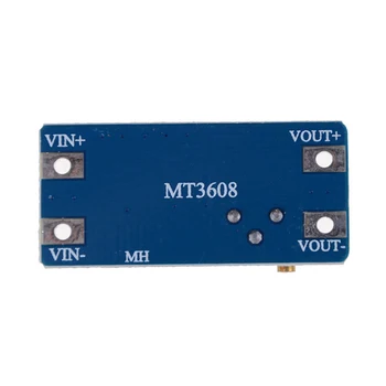 MT3608 DC-DC Boost Module 2A Плата Повышающего Питания Повышающего Преобразователя Booster Input 3V/5V To 5V/9V/12V/24V Регулируемый - Изображение 2  