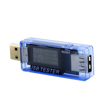 USB тестер Измеритель мощности постоянного тока 4 В-30 В Цифровой вольтметр Вольтметр Блок питания Ваттметр Тестер напряжения Детектор - Изображение 2  