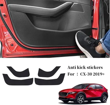Автомобильный Коврик для Защиты Боковой Кромки Двери из Углеродного Волокна От Ударов для Mazda CX-30 2019 2020 - Изображение 2  