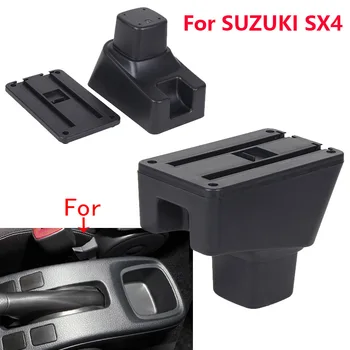 Автомобильный подлокотник для SUZUKI SX4 Коробка для подлокотников Детали интерьера Коробка для хранения модифицированных деталей Автомобильные аксессуары Детали интерьера - Изображение 2  