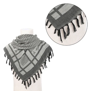 Ближневосточный шарф-шемаг для взрослых, арабский шарф, тактический тюрбан, многоцелевой головной убор, велосипедный платок - Изображение 2  