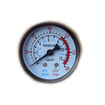 Воздушный компрессор 0-180PSI Пневматический гидравлический датчик давления жидкости 0-12 бар новый - Изображение 2  