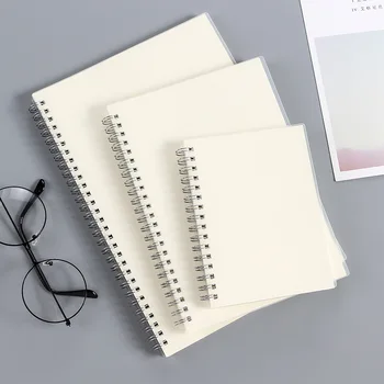 Высококачественный Блокнот с матовой прозрачной обложкой и сетчатой бумагой для записей и рисования Блокноты и журналы - Изображение 2  