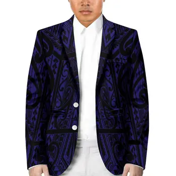 Высококачественный мужской костюм Samoa, простое элегантное модное деловое повседневное приталенное пальто, классическая куртка на одной пуговице. - Изображение 2  