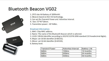 Датчик температуры и давления Ble 5 Bluetooth Smart Beacon Ibeacon - Изображение 2  
