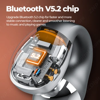 Для Motorola Moto G9 Plus Motor G9 G5Plus E7Power G31 G41 E20 E30 Oneplus 6T 7 Наушники с Костной Проводимостью Bluetooth 5,2 Зажим для ушей - Изображение 2  