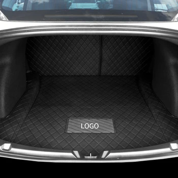 Для автомобиля Tesla Model 3 Коврик В Багажник Ящик Для Хранения Коврика Водонепроницаемый Защитный Вкладыш Лоток Для Багажника Коврик Для Пола Грузовой Лоток Задняя Крышка - Изображение 2  