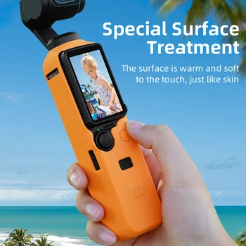 Защитный чехол для камеры, спортивная камера, силиконовый чехол для защиты от столкновений, защитная кожа, совместимая с DJI OSMO Pocket 3 - Изображение 2  