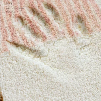 Кавайные коврики для комнат, коврики для украшения, милые коврики для спальни, прекрасный ковер в форме мультяшного кота для спальни, прикроватной тумбочки и гостиной - Изображение 2  