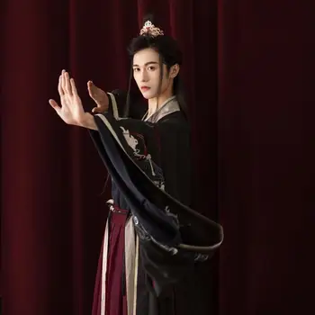 Китайский Hanfu, соответствующий цвету старинной мужской одежды, традиционный набор для ролевых игр династии Мин - Изображение 2  