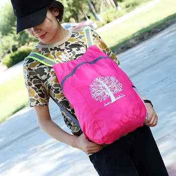 Легкий складной рюкзак, водонепроницаемый рюкзак, складная сумка, Сверхлегкий рюкзак для женщин, мужчин, путешествий, пеших прогулок, 6 цветов - Изображение 2  