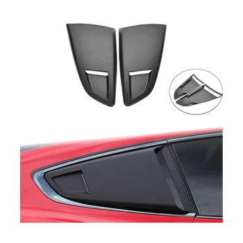 Матово-черная накладка на четверть жалюзи заднего бокового вентиляционного отверстия 1/4 для Ford Mustang 2015-2022 гг. - Изображение 2  