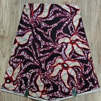 Новая мода Анкара Ткань с восковыми принтами 100% Хлопок Оригинальная Мягкая Высококачественная Африканская ткань из настоящего Воска Женское Вечернее платье Tissus - Изображение 2  