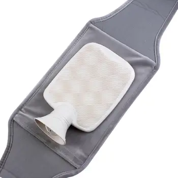 Портативная грелка с крышкой, Портативная сумка для горячей воды, пояс для облегчения боли в шее, плечах, спине, талии - Изображение 2  