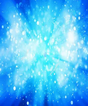 Синий Сверкающий Лучистый Боке Элегантный фон Высококачественная компьютерная печать настенных фонов - Изображение 2  