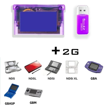 Совместим с адаптером для карт GBA IDS-NDS NDSL-SD, картриджем для резервного копирования игр на 2 ГБ с USB, прочный - Изображение 2  