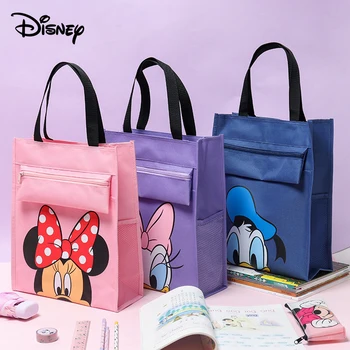 Сумка для репетиторства Disney Mickey, школьная сумка для репетиторства для детей, Студенческая художественная портативная папка формата А4, сумка для канцелярских принадлежностей, креативная сумка для переноски - Изображение 2  