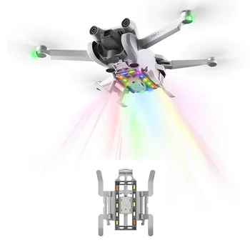 Удлиненный складной красочный светодиодный комплект шасси для ночного полета дрона DJI Mini 3 Pro Аксессуары для дрона - Изображение 2  