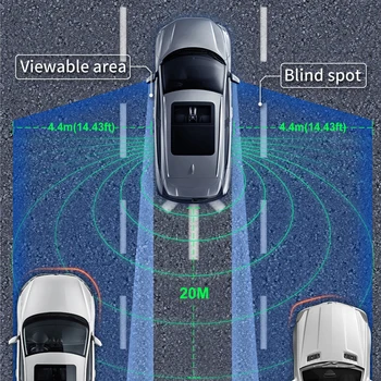 Универсальная радарная система обнаружения слепых зон на миллиметровой частоте 24 ГГц, BSD, микроволновый мониторинг слепых зон, облегченная парковка - Изображение 2  